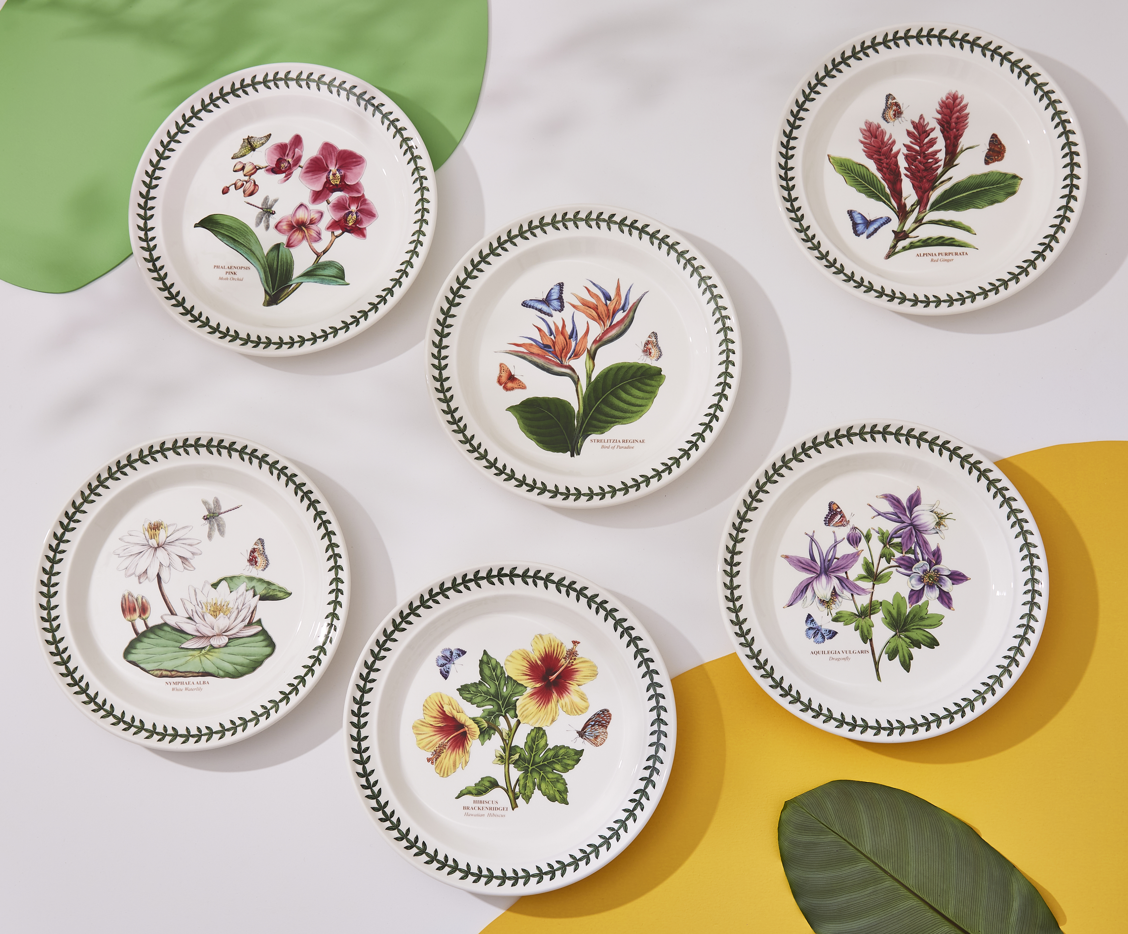 Exotic Botanic Garden Set of 6 Dinner Plates image number null